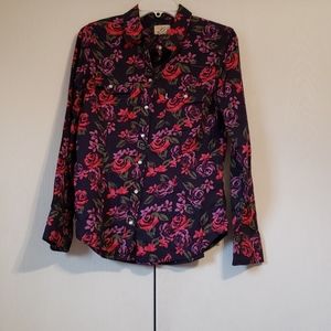 Levi's Floral Blouse Size S